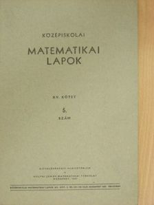 Kárteszi Ferenc - Középiskolai matematikai lapok 1957. évi 5. szám [antikvár]