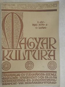 Dr. Babura László - Magyar Kultúra 1913. június 5. [antikvár]