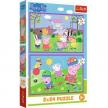 Trefl: Peppa a játszótéren - 2 x 24 darabos puzzle