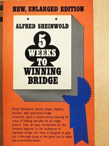 Alfred Sheinwold - 5 weeks to winning bridge [antikvár]