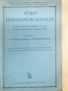 Német kereskedelmi levelező [antikvár]