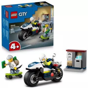 LEGO City Üldözés rendőrségi motorkerékpárral 60455