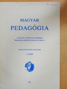 Botond Ágnes - Magyar Pedagógia 1991/1. [antikvár]