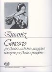 QUANTZ,J.J. - CONCERTO PER FLAUTO E ARCHI IN LA MAGGIORE PER FLAUTO E PIANOFORTE