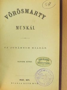 Vörösmarty Mihály - Vörösmarty munkái VI. [antikvár]