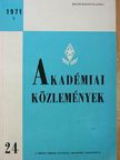Bálint János - Akadémiai Közlemények 1971/3 [antikvár]