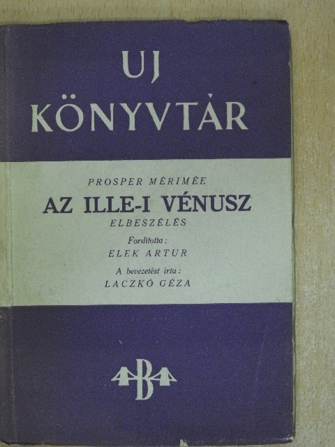 Prosper Mérimée - Az Ille-i vénusz [antikvár]