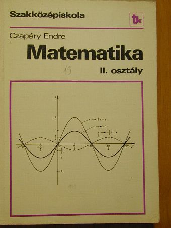 Czapáry Endre - Matematika II. [antikvár]