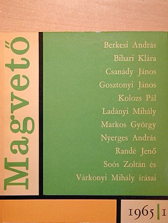 Bella István - Magvető 1965/1. [antikvár]