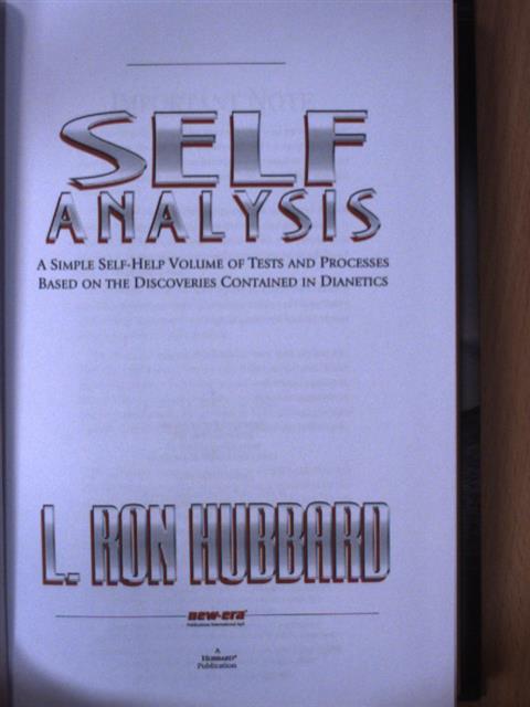L. Ron Hubbard - Self Analysis [antikvár]