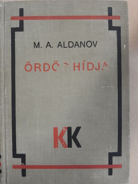 M. A. Aldanov - Ördög hídja [antikvár]