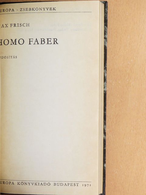 Max Frisch - Homo Faber [antikvár]