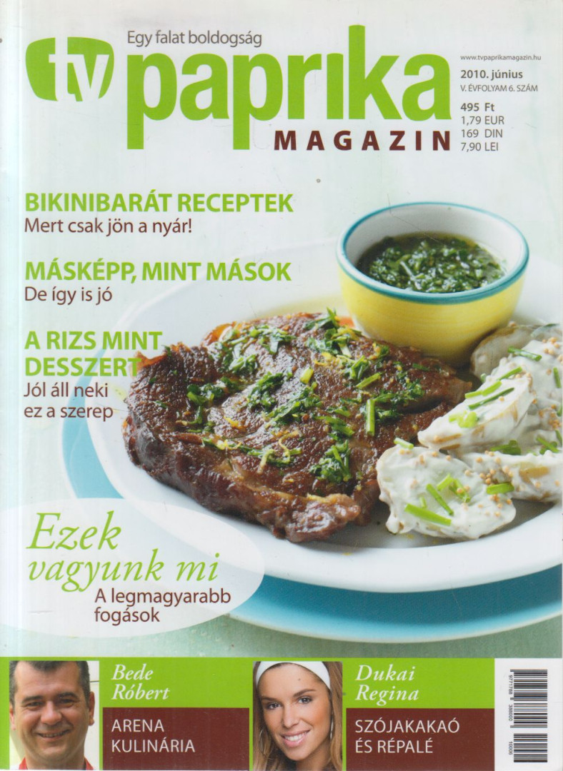 ZSIGMOND GÁBOR - TV paprika magazin 2010. június [antikvár]