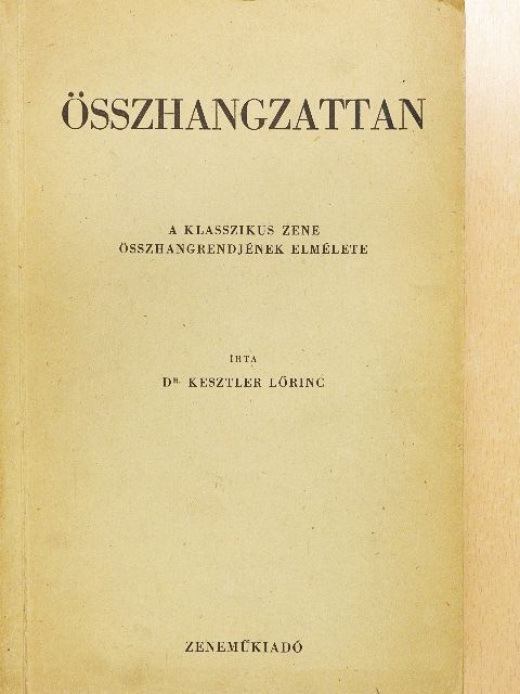 Dr. Kesztler Lőrinc - Összhangzattan [antikvár]