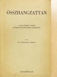 Dr. Kesztler Lőrinc - Összhangzattan [antikvár]