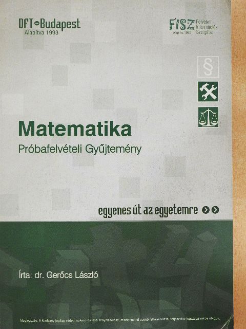 Dr. Gerőcs László - Matematika [antikvár]