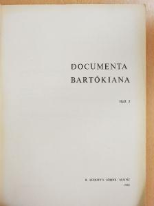 Documenta Bartókiana 3. [antikvár]
