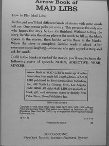Leonard Stern - Arrow book of Mad Libs [antikvár]