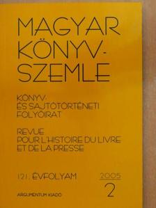 Bálint Gábor - Magyar Könyvszemle 2005/2. [antikvár]