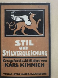 Stil und Stilvergleichung [antikvár]
