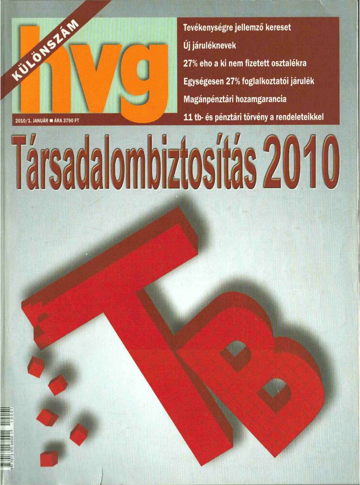 HVG 2010/1 különszám - TB 2010 [antikvár]