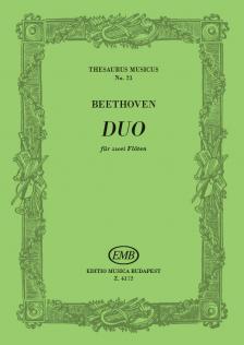 BEETHOVEN - SONATA A DUE FLAUTI WoO 26 (BRODSZKY FERENC,THESAURUS MUSICUS NO.21)