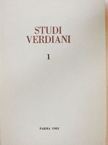 Joseph Kerman - Studi Verdiani 1. [antikvár]