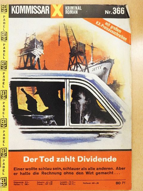 Der Tod zahlt Dividende [antikvár]