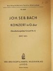 Johann Sebastian Bach - Konzert in G dur [antikvár]
