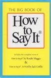 Rosalie Maggio, Jack Griffin - The Big Book of How to Say It [antikvár]