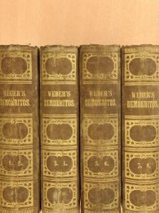 Carl Julius Weber - Demokritos oder hinterlassene Papiere eines lachenden Philosophen I-VIII. (gótbetűs)(töredék) [antikvár]