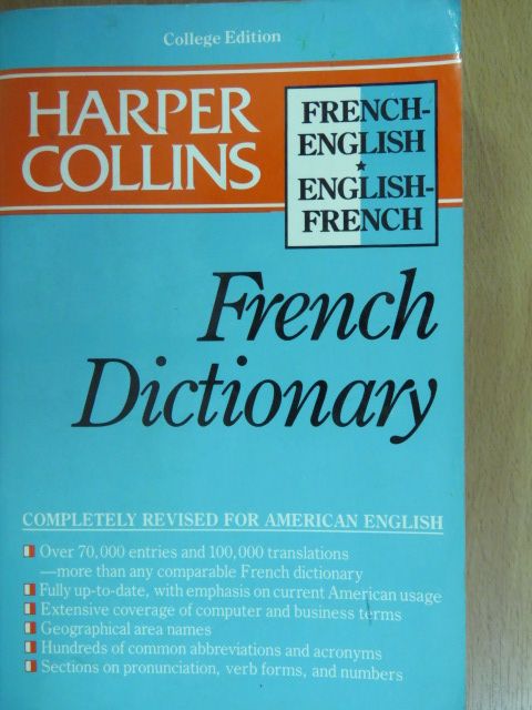 Catherine E. Love - Harper Collins French Dictionary [antikvár]