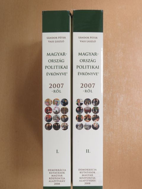 Ábel Csaba - Magyarország politikai évkönyve 2007-ről I-II. - DVD-vel [antikvár]