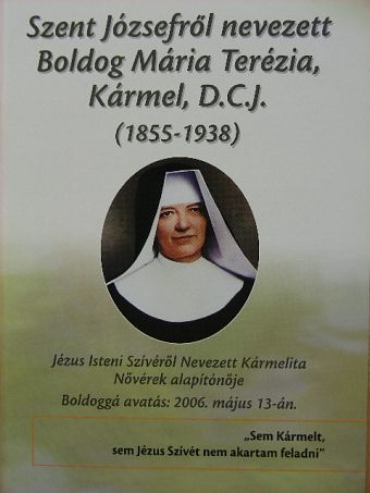 Szent Józsefről nevezett Boldog Mária Terézia, Kármel, D.C.J. (1855-1938) [antikvár]