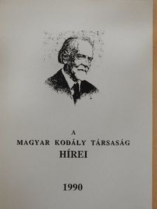 Bónis Ferenc - A Magyar Kodály Társaság Hírei 1990/1-2. [antikvár]