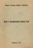 Seregélyes Tibor - Amit a horgásznak tudnia kell [antikvár]
