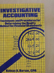 Kalman A. Barson - Investigative Accounting [antikvár]