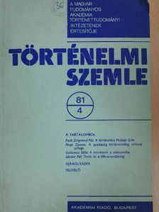 Ferge Zsuzsa - Történelmi Szemle 1981/4. [antikvár]