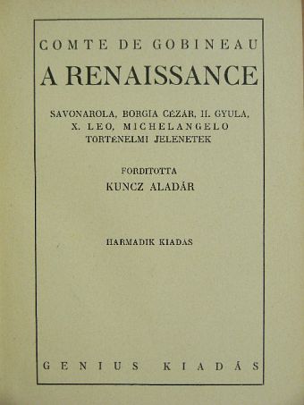 Bernardino de' Conti - A renaissance [antikvár]