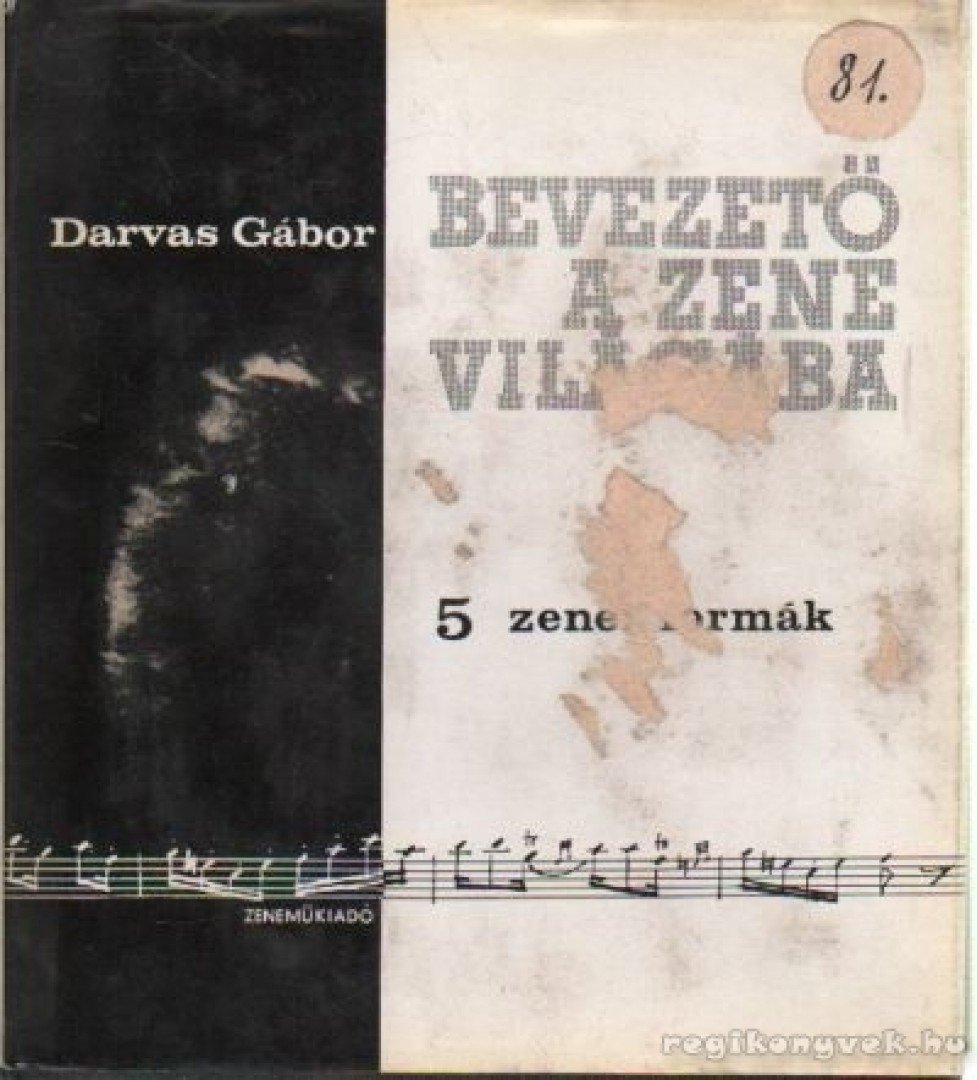 DARVAS GÁBOR - Zenei formák [antikvár]