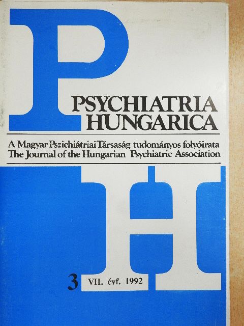 Dr. Faludi Gábor - Psychiatria Hungarica 1992/3. [antikvár]
