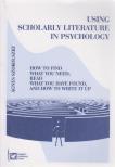 Szokolszky Ágnes - Using Scholarly Literature in Psychology [antikvár]