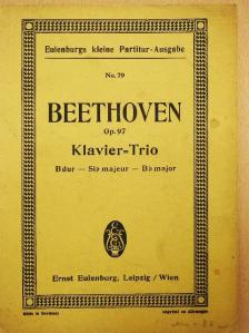 Beethoven - Trio B dur [antikvár]