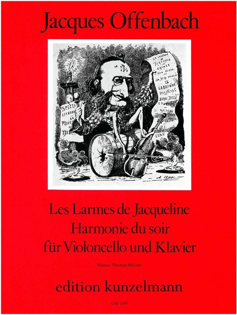 Offenbach - LES LARMES DE JACQUELINE. HARMONIE DU SOIR - FÖR VIOLONCELLO UND KLAVIER (W.TH-MIFUNE)