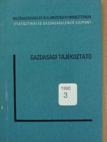 Barcs Lajosné - Gazdasági tájékoztató 1990/3 [antikvár]
