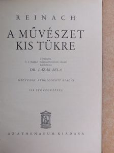 Reinach - A művészet kis tükre [antikvár]