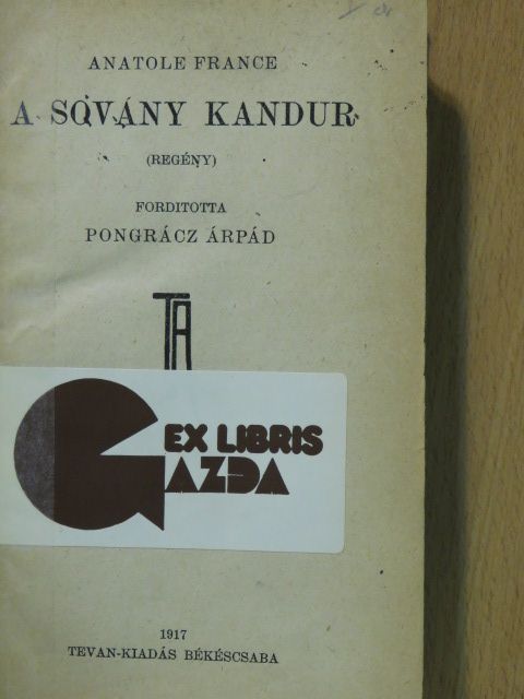 Ady Endre - A sovány kandur/Muskétás tanár ur/Pamfletek/Holnap reggel [antikvár]