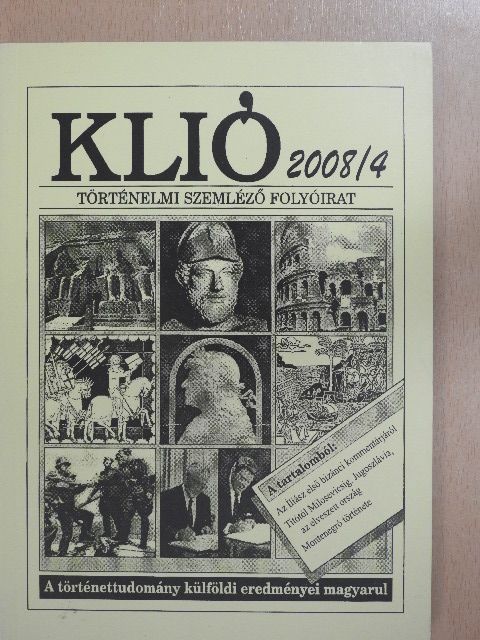 Aleida Assmann - Klió 2008/4. [antikvár]