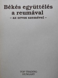 Békés együttélés a reumával [antikvár]