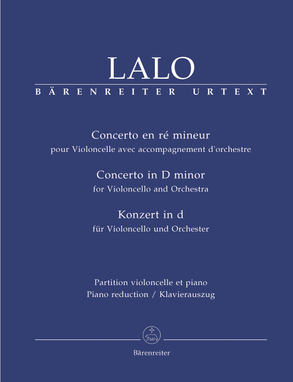 LALO - CONCERTO EN RÉ MINEUR POUR VIOLONCELLE ET PIANO URTEXT (H.MACDONALD)